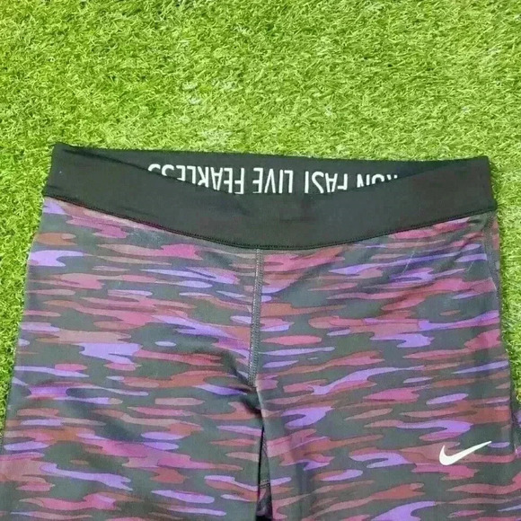 Nike Dri Fit 3/4 Length Compression Running Training Tights (Women's Small 4480 - Picture 4 of 9